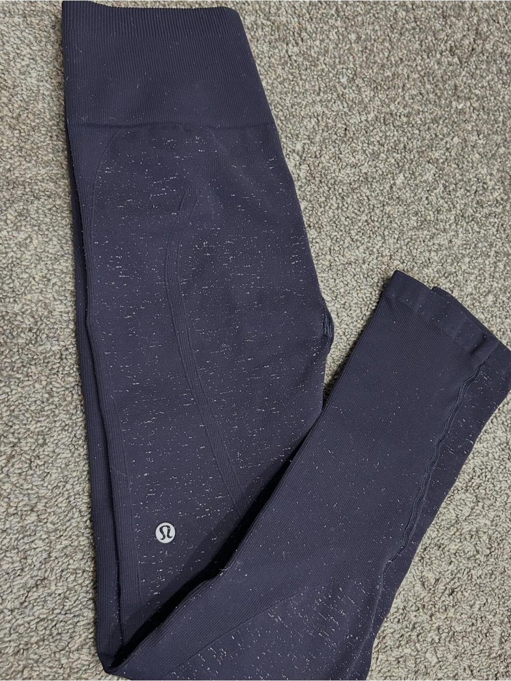 lululemon athletica Dark Navy Speckled Leggings
